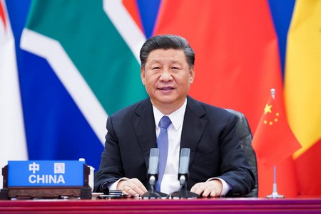 Le président chinois Xi Jinping rencontre son homologue sud-africain Cyril Ramaphosa